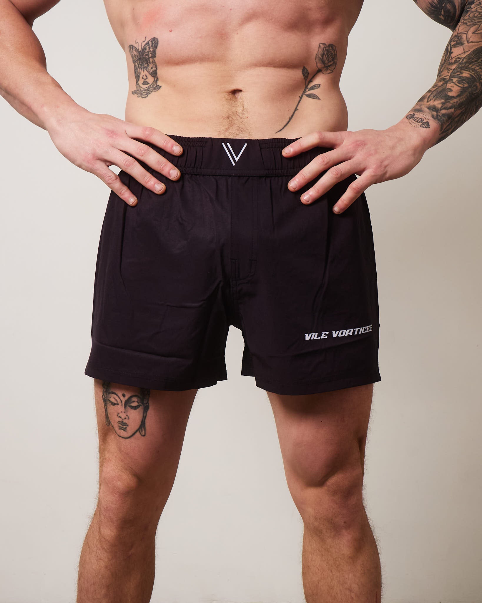 Black Grapple Shorts Ultra Light Weight