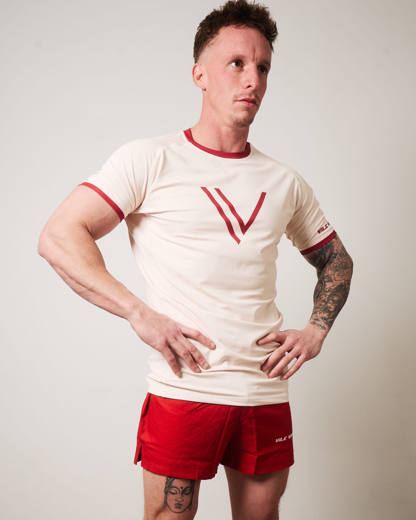 Deep Red Grapple Shorts Ultra Light Weight