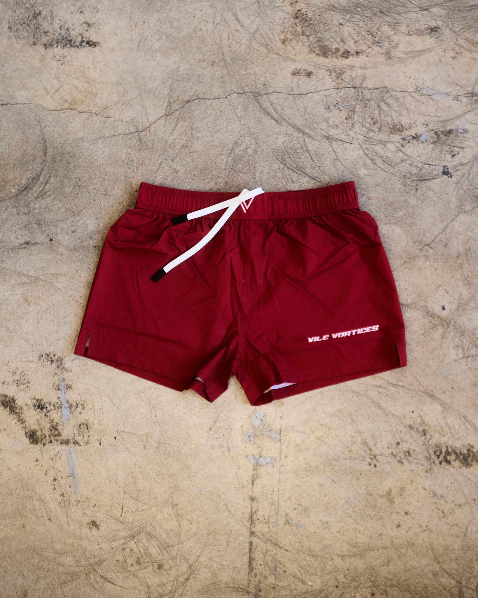 Deep Red Grapple Shorts Ultra Light Weight