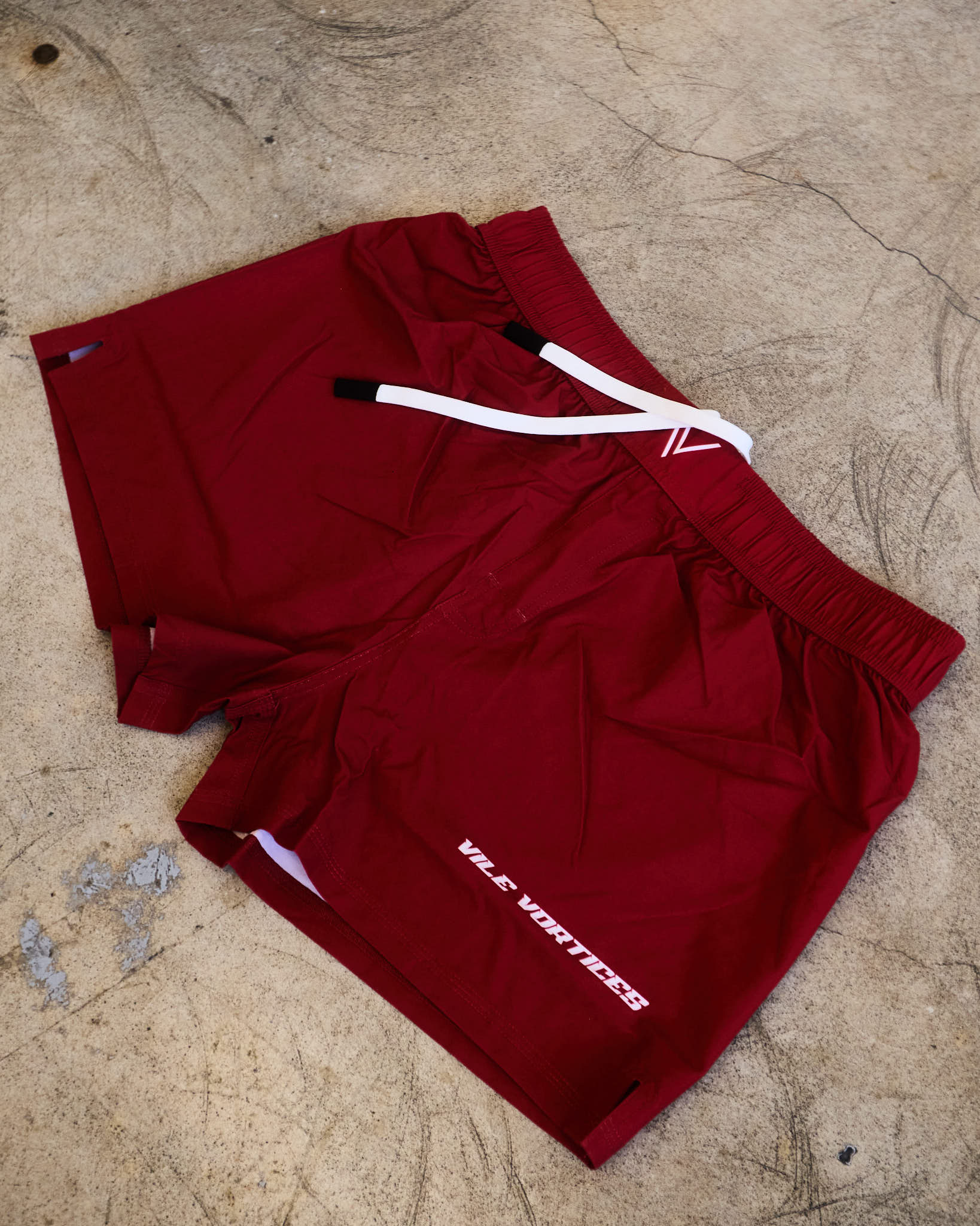 Deep Red Grapple Shorts Ultra Light Weight