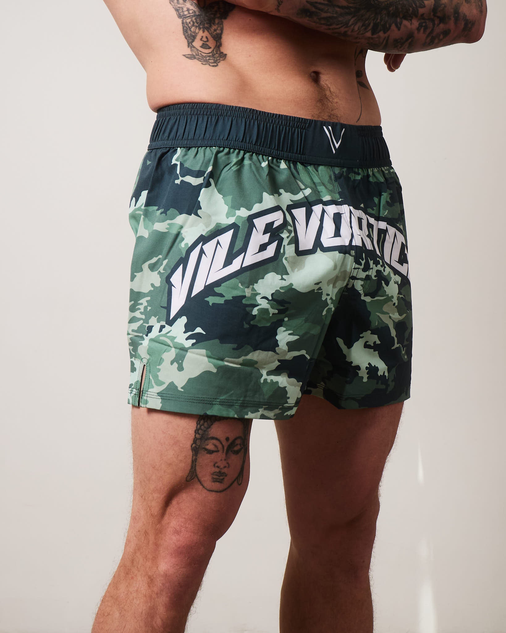 Forest Camo Arc Grapple Shorts Ultra Light Weight