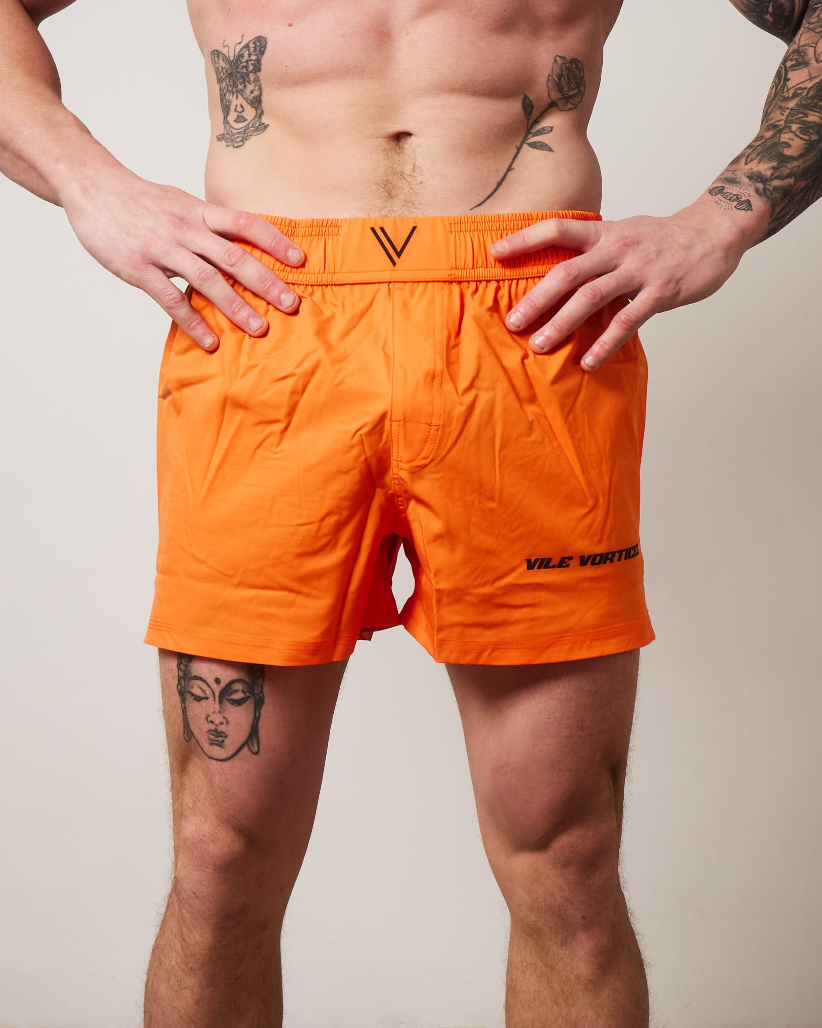 Orange Grapple Shorts Ultra Light Weight