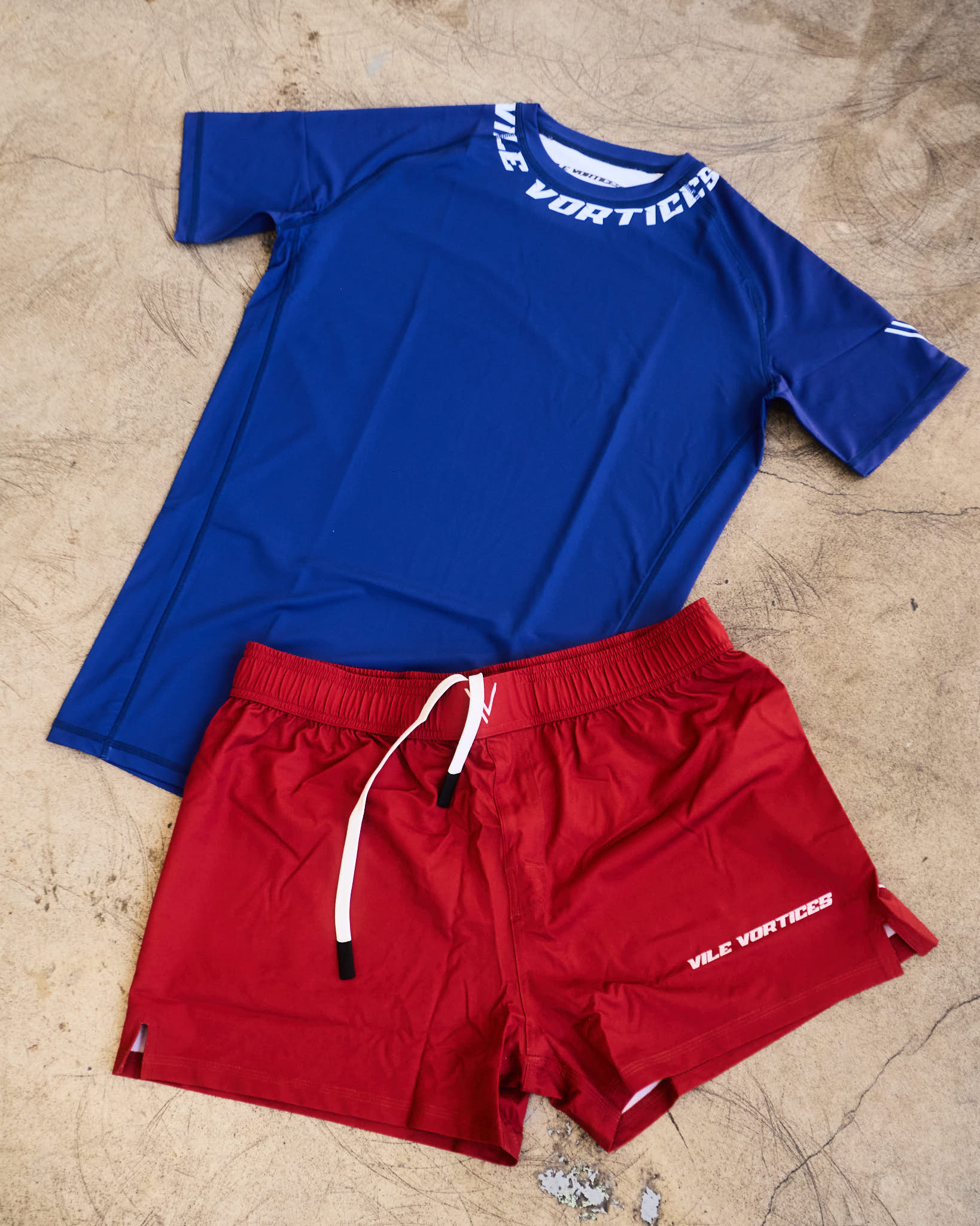 Deep Red Grapple Shorts Ultra Light Weight